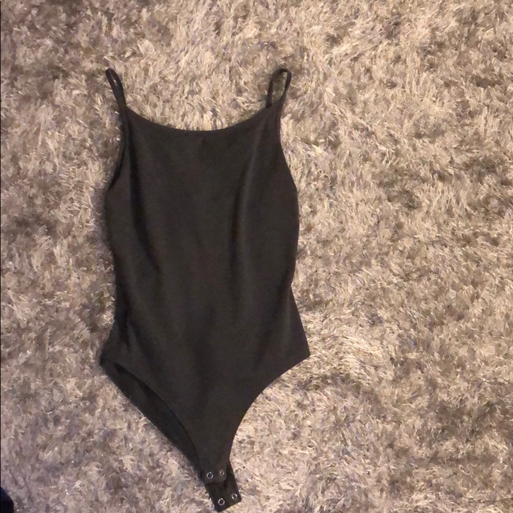 forever 21 grey tank top